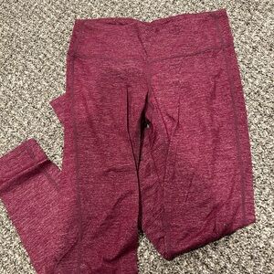 Athleta Maroon Leggings